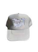 Gray trucker hat