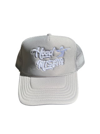 Gray trucker hat