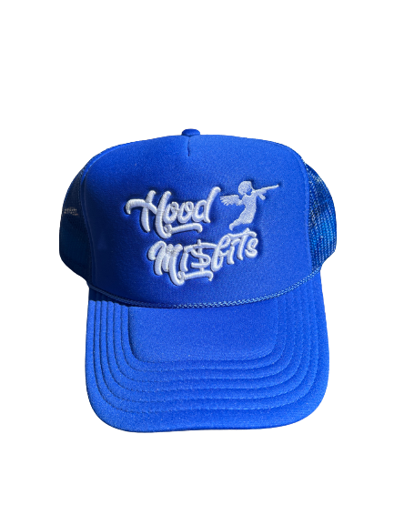 Blue trucker hat