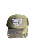 Olive Green Camoflauge Trucker Hats